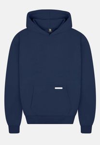 weicher Dropsize Herren Hoodie mit Baumwolle Blau