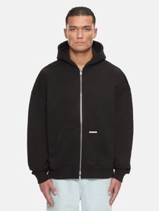 bequemer Dropsize Herren Hoodie mit Baumwolle Schwarz