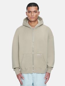 Sweat à capuche décontracté pour homme Bazix Republiq en coton kaki
