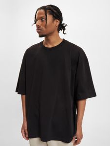 T-shirt homme Bazix Republiq, style sportif, en coton noir