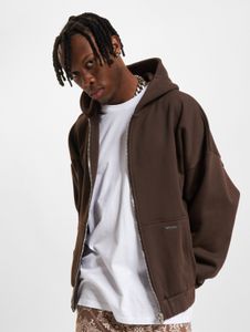 weicher Bazix Republiq Herren Hoodie mit Baumwolle Braun