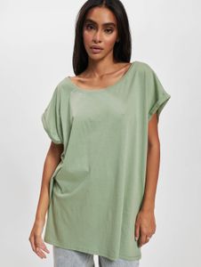 Camiseta moderna para mujer "Build Your Brand", 140 g/m², algodón, verde.