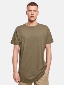 sportliches Build Your Brand Herren T-Shirt 140 g/m² mit Baumwolle Khaki