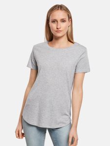sportliches Build Your Brand Damen T-Shirt 150 g/m² Grau