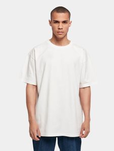 Camiseta informal para hombre "Build Your Brand", corte oversize, 240 g/m², algodón, blanca.