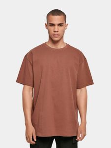 Camiseta informal para hombre "Build Your Brand", corte oversize, 240 g/m², algodón, color marrón.