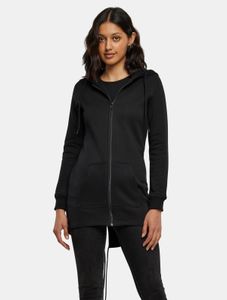 Sweat à capuche confortable pour femme « Build Your Brand », 300 g/m² coton, noir