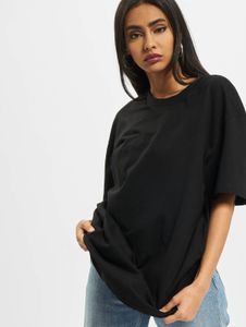 bequemes Build Your Brand Damen T-Shirt Oversize 220 g/m² mit Baumwolle Schwarz