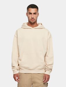 Sudadera con capucha para hombre Casual Build Your Brand, capucha grande, cordón ajustable, 460 g/m² de algodón, color beige.