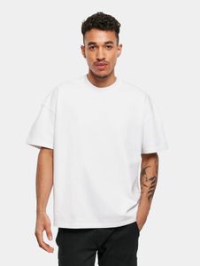 Camiseta moderna de manga larga para hombre "Build Your Brand", 300 g/m², algodón, blanca.