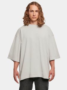 T-shirt homme sport « Build Your Brand », coupe oversize, 220 g/m², coton, gris