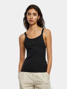 modernes Build Your Brand Damen T-Shirt Stretch Slim Fit 180 g/m² mit Baumwolle Schwarz