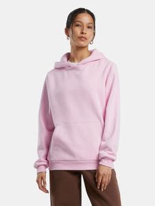 Sudadera con capucha para mujer Build Your Brand, cómoda, 330 g/m², de algodón, color rosa.