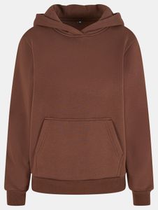bequemer Build Your Brand Damen Hoodie Kapuze 330 g/m² mit Baumwolle Braun