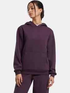 Sudadera con capucha Casual Build Your Brand para mujer, 330 g/m², algodón, morado