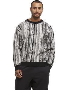 Casual Carlo Colucci men's sweatshirt, black/white