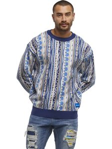 Casual Carlo Colucci men's sweatshirt, blue