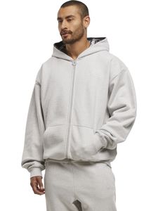 Sweat à capuche décontracté Carlo Colucci pour homme, en coton gris