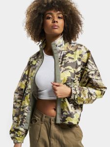 simple NIKE women's stretch camouflage jacket