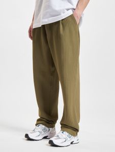 lässige DEF Herren Jeans Stretch Kordelzug Khaki