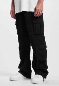 moderne DEF Herren Jeans Taschen mit Baumwolle Schwarz