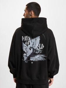 Sweat à capuche Soft DEF pour homme, en coton noir