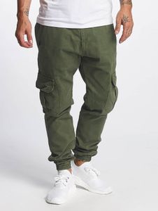 moderne DEF Herren Jeans Reißverschluss Taschen mit Baumwolle Khaki