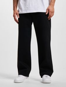 stylische DEF Herren Jeans Reißverschluss Taschen mit Baumwolle Schwarz