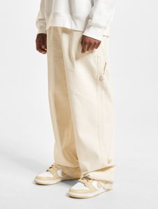 Pantalones vaqueros modernos DEF para hombre con bolsillos con cremallera, de algodón, color crudo-blanco.