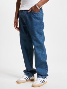Pantalones vaqueros modernos de corte ajustado para hombre DEF con algodón, color azul