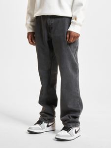 Pantalones vaqueros modernos de corte ajustado para hombre de la marca DEF, confeccionados en algodón, color gris.
