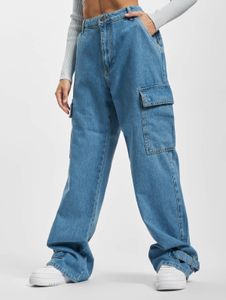 Casual DEF women's jeans bags with cotton, blue