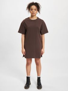 Vestido femenino DEF para mujer, de algodón, color marrón.