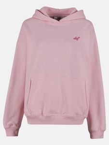 lässiger DEF Damen Hoodie Rippstrick Kapuze mit Baumwolle Rosa
