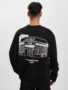 Sudadera moderna DEF para hombre, de algodón, color negro.