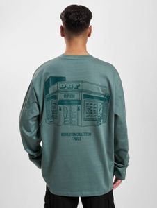 Sudadera moderna DEF para hombre, de algodón, color verde.