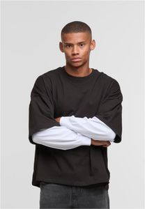 Comfortable DEF men's T-shirt with cotton, black