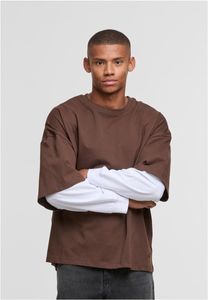 Modern DEF men's T-shirt with cotton, brown