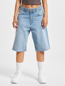 Pantaloncini estivi da donna DEF con cerniera, in cotone, blu