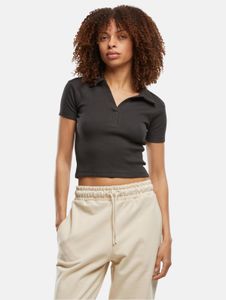 Comfortable DEF women's T-shirt with cotton, black