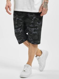 Summer DEF men's shorts with pockets, oversize, 340 g/m², camouflage