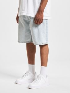 Comfortable DEF men's shorts, denim with cotton, light blue