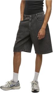 Stylish DEF men's jeans with zipper pockets, cotton, grey