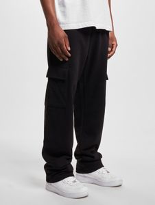 bequeme DEF Herren Hose Kordelzug Taschen mit Baumwolle Schwarz