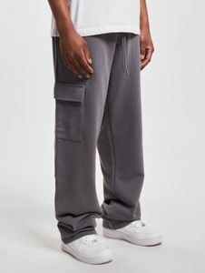 bequeme DEF Herren Hose Kordelzug Taschen mit Baumwolle Grau