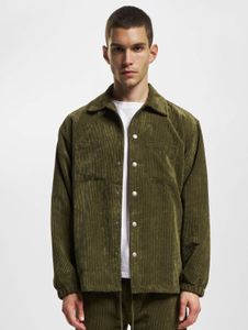 lässiges DEF Herren Shirt Cord-Hemd Khaki