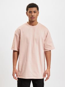 modernes DEF Herren T-Shirt Oversize mit Baumwolle Blass-Rosa