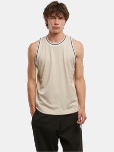 bequemes DEF Herren T-Shirt Mesh Beige