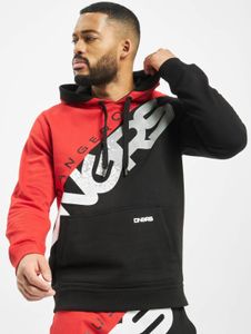 Sudadera con capucha Modern Dangerous DNGRS para hombre con capucha grande, cordón ajustable, algodón, color negro.
