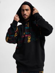 Modern Dangerous DNGRS Men's Hoodie with Large Hood, Drawstring, Cotton, Black